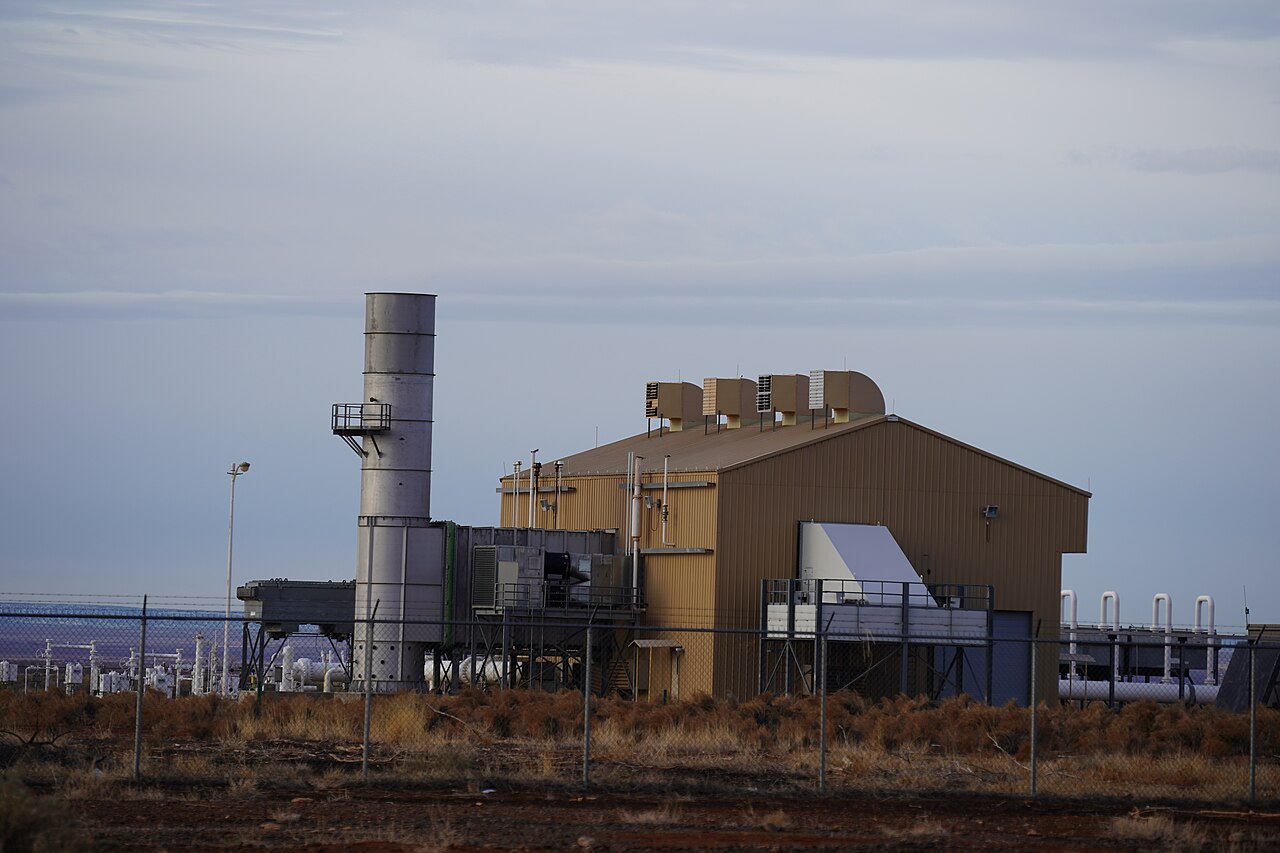 Industrial compressor building and equipment facility